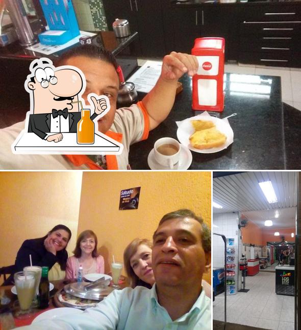 Desfrute de uma bebida no Pizzaria Sorveteria e Padaria Fratelli
