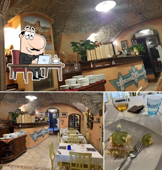 Questa è la immagine che raffigura la interni e bevanda di Trattoria Sa Nassa