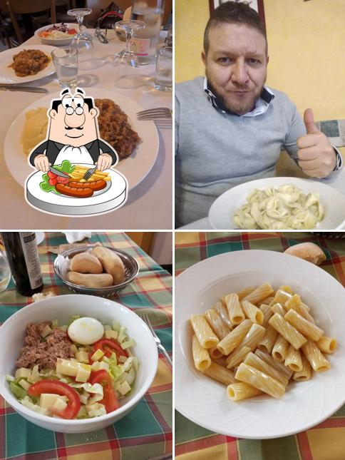 Platti al Trattoria Lo Scarpone