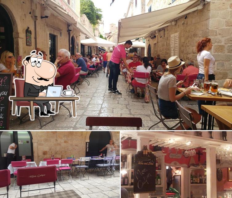 Gli interni di Mea Culpa Pizzeria & Trattoria Dubrovnik