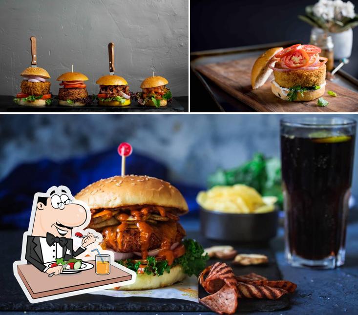 Food at Indigo Burger Project