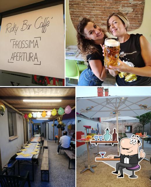 Gli interni di Ricky Bar Caffè