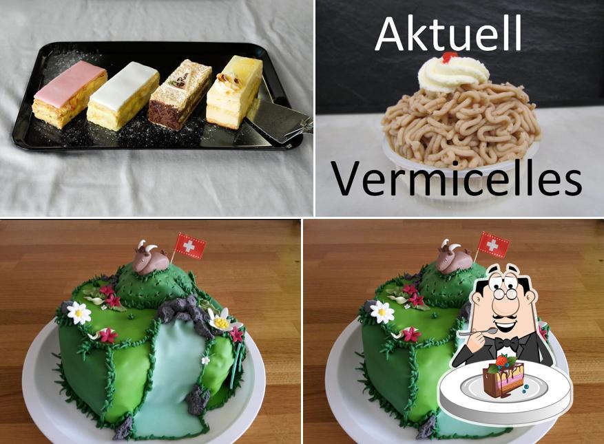 Torta al cioccolato al Bäckerei Konditorei Stocker