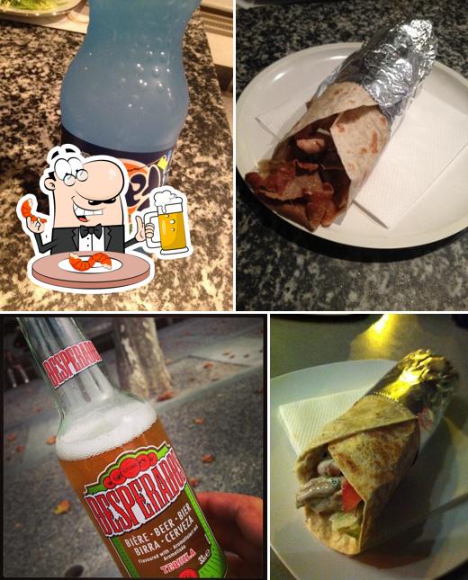 Puoi ordinare un rinfrescante bicchiere di birra chiara o scura