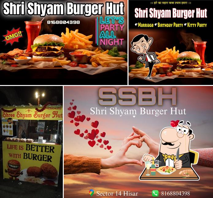 Food at Shri Shyam Burger Hut