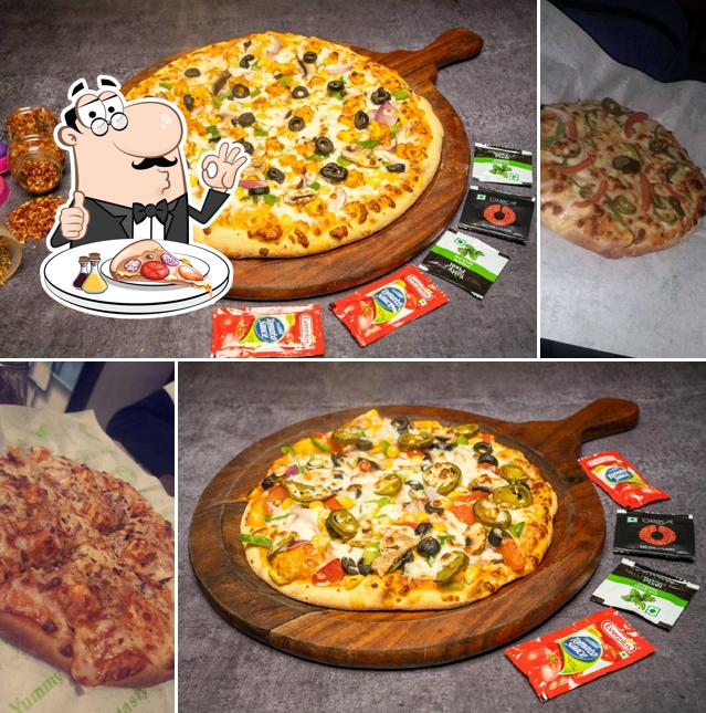Pick different types of pizza