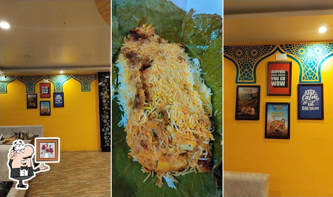 The interior of HYDERABAD Potlam Biryani