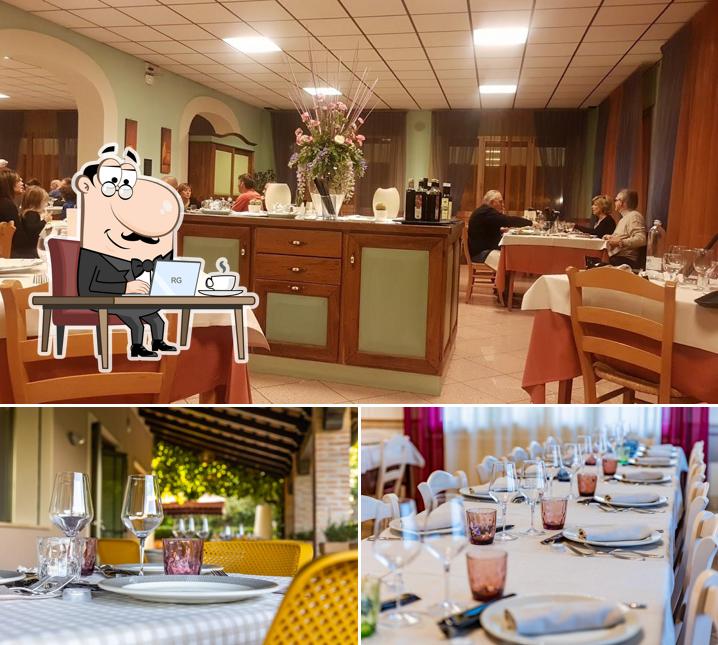 Dai un'occhiata agli interni di Trattoria Antica Santimaria