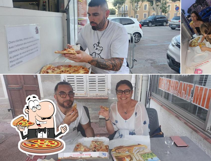 A demon's pizza cuers, vous pouvez profiter des pizzas