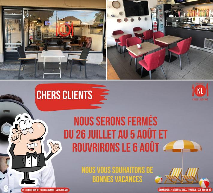 Gli interni di Kabul Lausanne - KL Restaurant