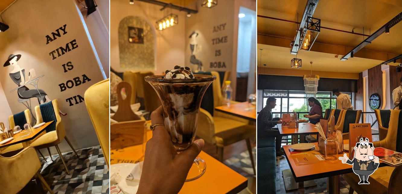 Enjoy a beverage at Fat tiger