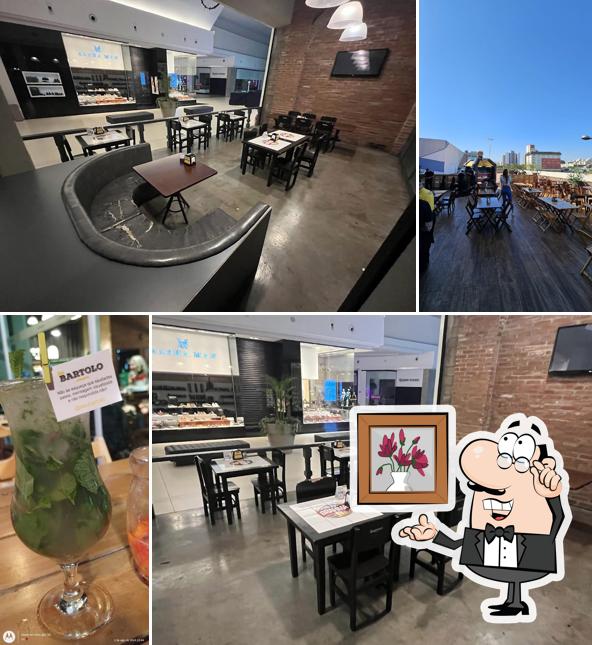 O interior do Seu Bartolo - Bar e Cozinha