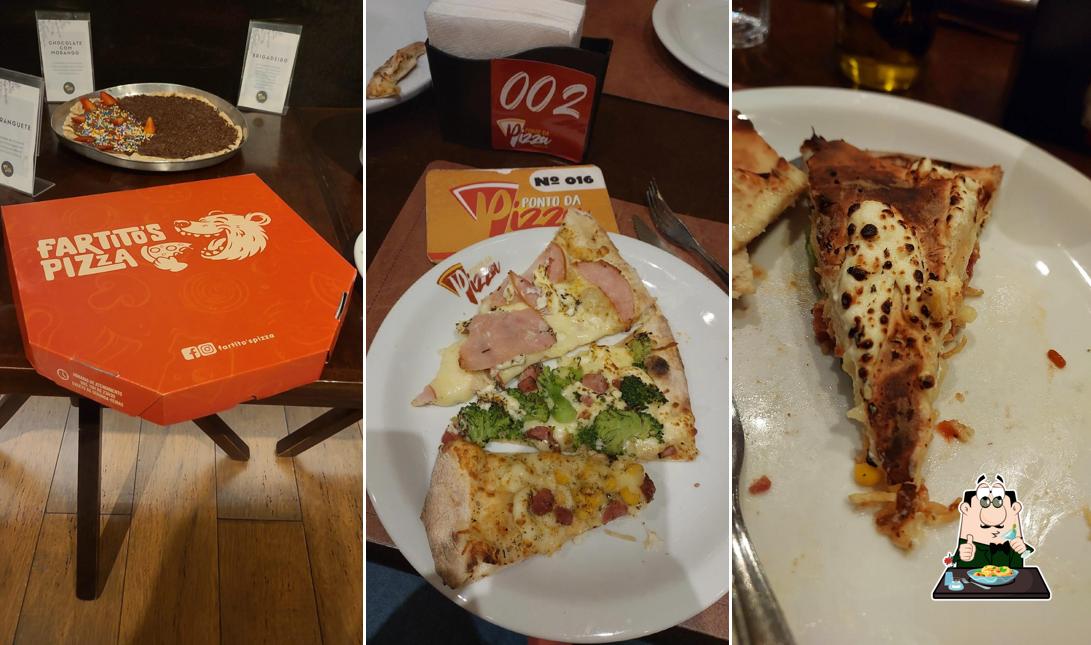 Platos en Fartito's Pizza Marília