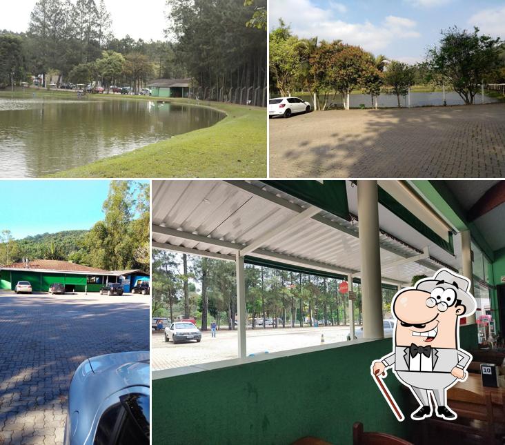 O exterior do Pesqueiro Cristais