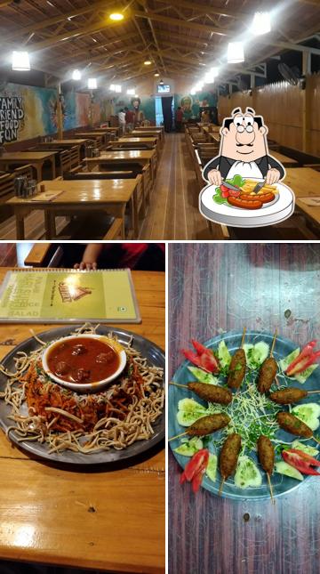 Check out the picture displaying food and interior at Agrawal NX