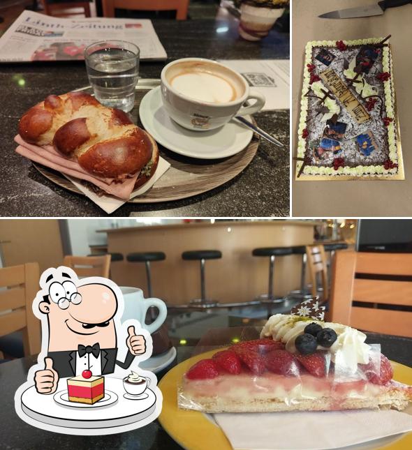 Bäckerei Konditorei Confiserie WickAG offre un'ampia selezione di dessert