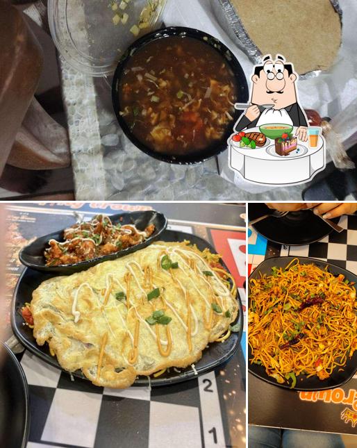 Hot and sour soup at King Crown Chinese Multi Cuisine Restro