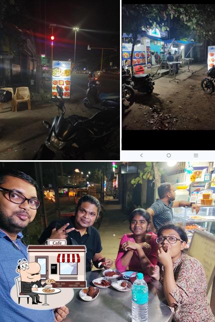 Check out the picture displaying exterior and beverage at Pon Fish