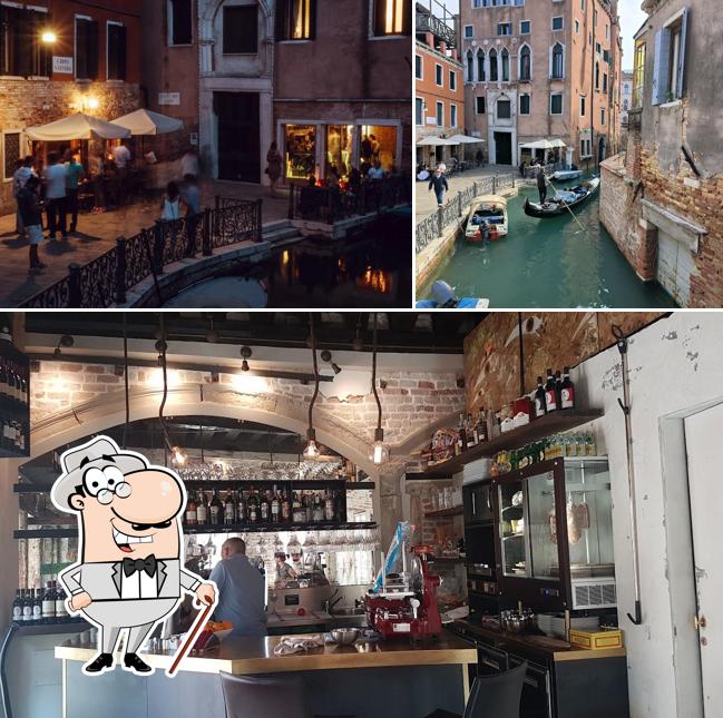 Questa è la immagine che mostra la esterno e bancone da bar di Wine Bar 5000