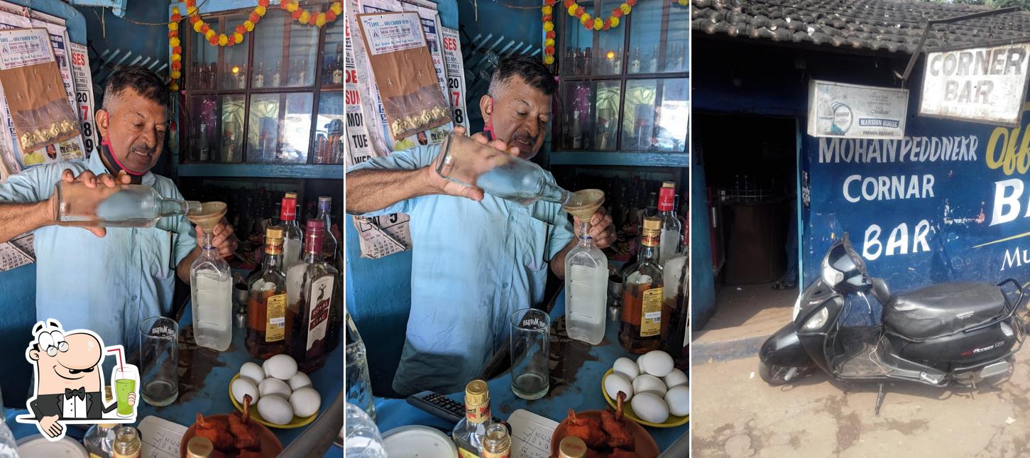 Enjoy a beverage at Mohan Peddnekr Corner Bar