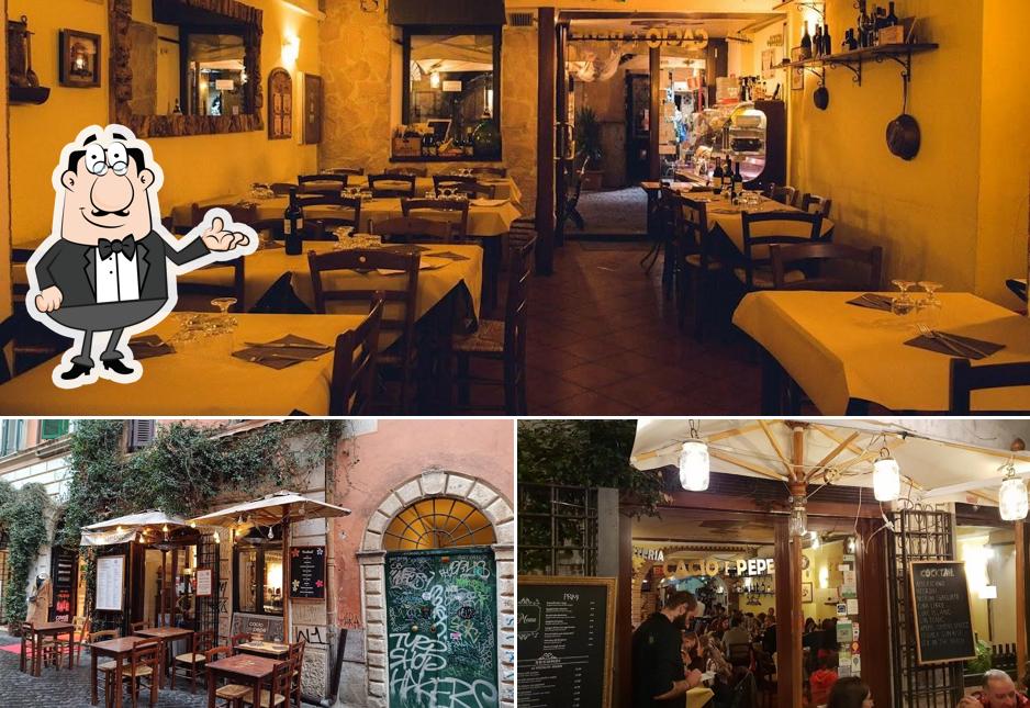 Dai un'occhiata agli interni di Osteria Cacio e Pepe Dai un'occhiata agli interni di Osteria Cacio e Pepe