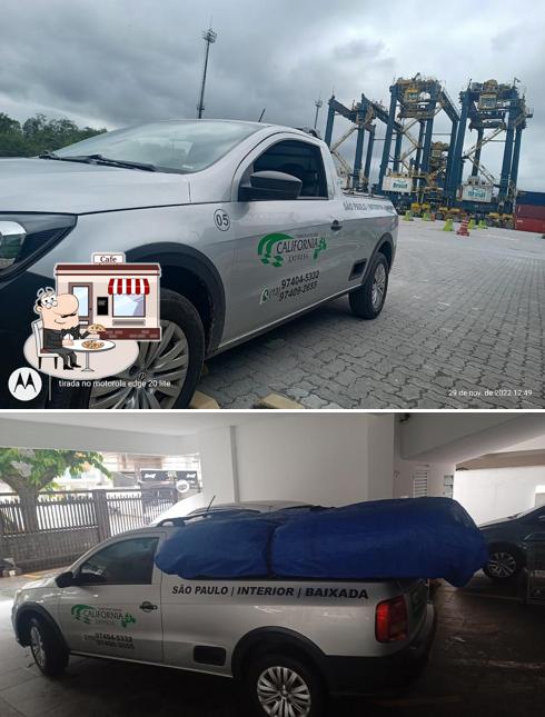 O exterior do Quiosque 7 Bar (Av. Mallet)