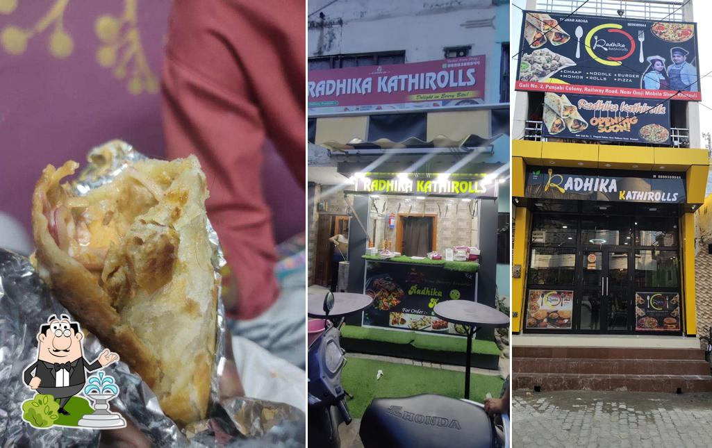 The exterior of Radhika kathi rolls