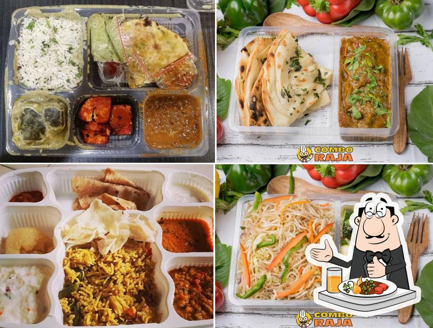 Food at Combo Raja
