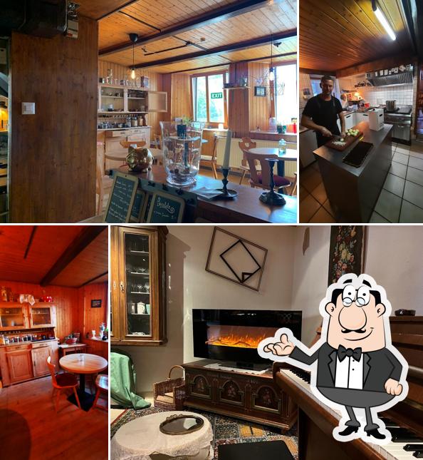 Gli interni di auberge du hameau