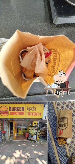 The interior of Burger junction The interior of Burger junction