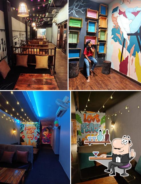 The interior of Hermano's cafe