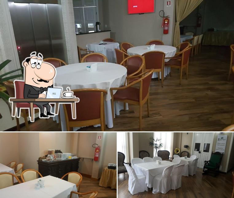 O interior do Seringal Hotel
