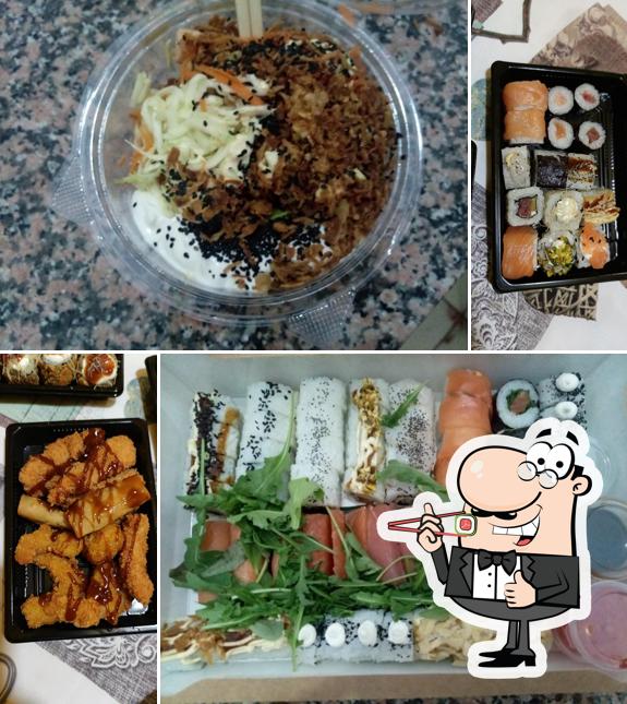 Prova le diverse opzioni di sushi