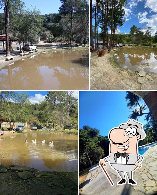 O exterior do Pesqueiro Recanto do Gilson
