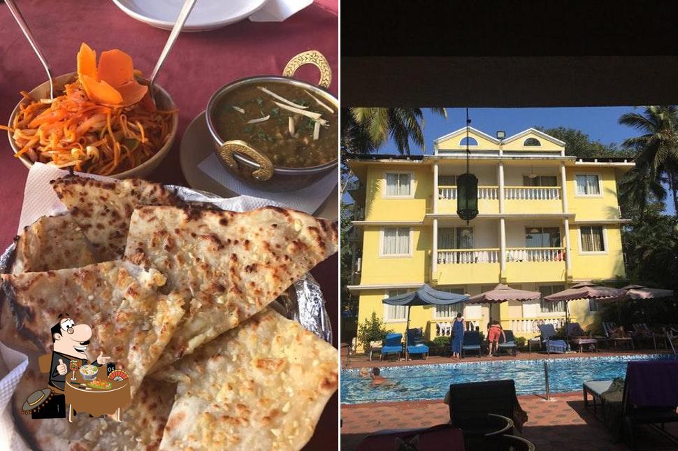 Food at Blue Lagoon Restaurant