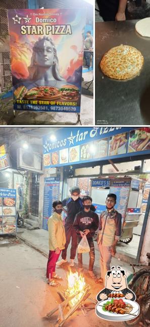 Food at Domico Star Pizza