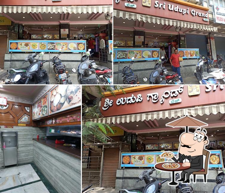 The exterior of Sri Udupi Grand