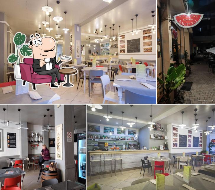 Check out how Pizzeria Bacetto looks inside