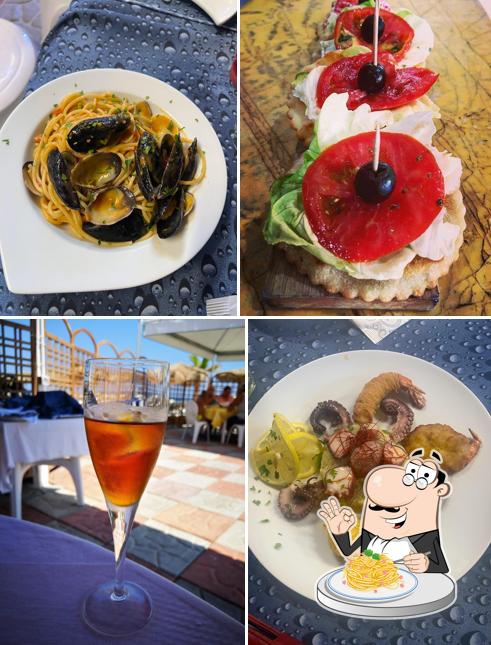 Spaghetti alla carbonara al Afrodite Beach Village Bovalino