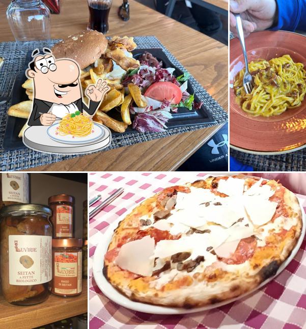 Spaghetti alla carbonara al Ristorante Casa La Corte