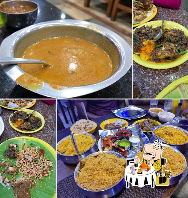 Meals at Halal Kattu Biriyani