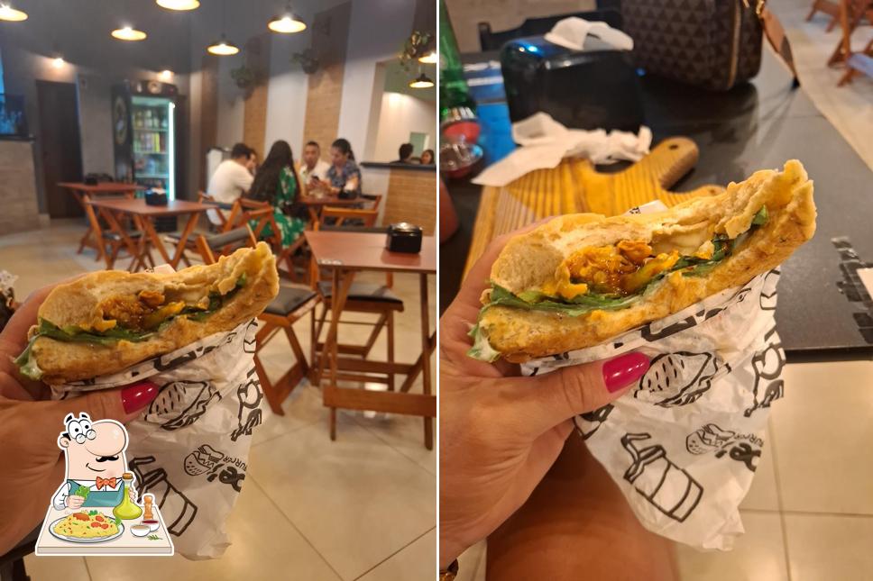 Comida em Joe’s Burguer Lorena