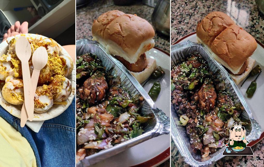 Food at Manbhawan Vadapav