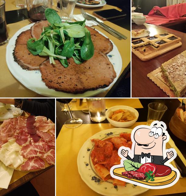 Carpaccio di manzo al Osteria La Cantina di via Firenze