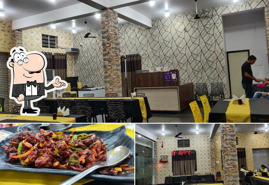 The interior of Raj Gharana Cafe & Family Restaurant