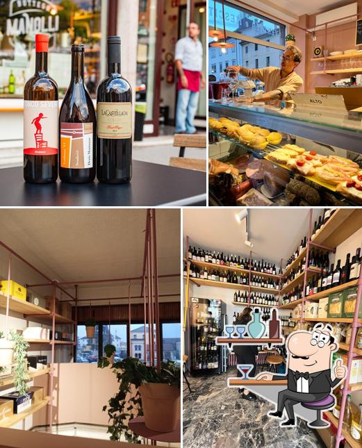 Gli interni di Bottega Manolli