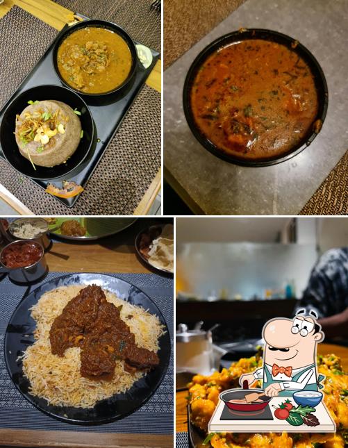 Chicken curry at Vindhu Bhojanam