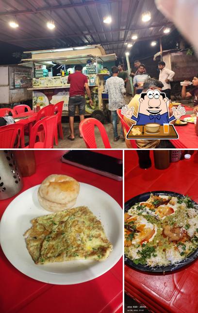 Check out the image showing food and interior at Raftaar Omlet center