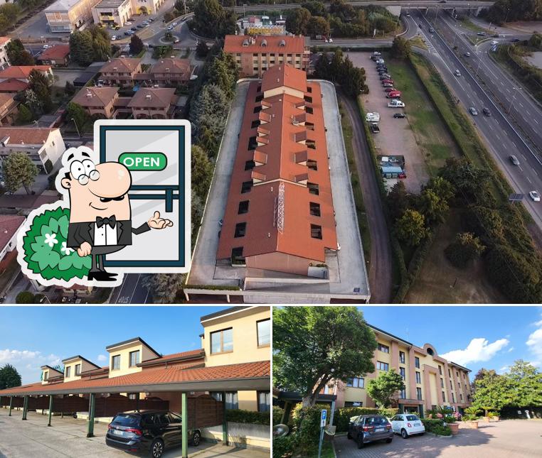 Puoi goderti l'aria fresca da seduto all'esterno di AS Hotel Dei Giovi