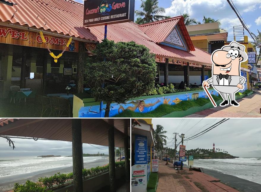 Take a look at the outside area of Coconut Grove